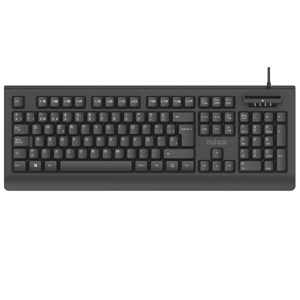 Nilox NXKDNIE001 Teclado USB con lector smartcard